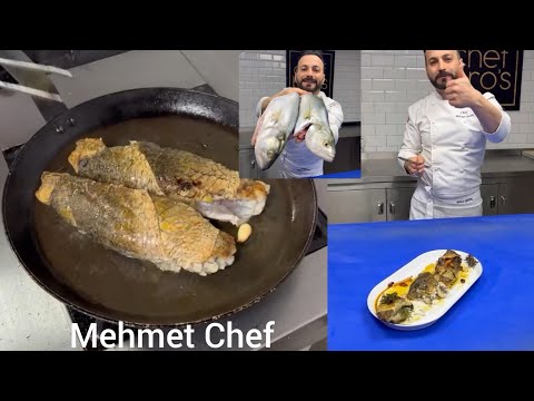 Levrek derisinde lüfer pişirmek Mehmet Chef