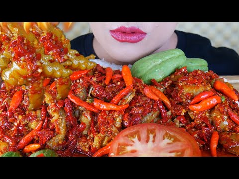 ASMR BALADO PEDAS CEKER TANPA TULANG DAN JENGKOL | EATING SOUNDS