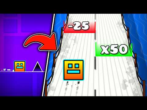 I Made Terrible Mobile Game Ads In Geometry Dash