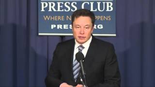 Elon Musk proud of Falcon 9 first successful soft Ocean landing (2014)