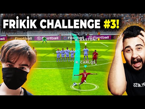 TOLGA İLE FRİKİK CHALLENGE #3! EFOOTBALL PES 2021 MOBILE