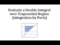 Understanding Double Integrals and Integration by Parts