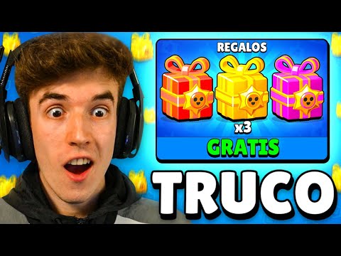 CONSIGO 3 REGALOS *GRATIS* CON ESTE TRUCO en BRAWL STARS