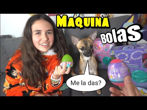 ABRIENDO BOLAS CON BLUEY!! MAQUINA DE BOLAS