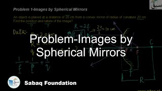 Problem 1-Images by Spherical Mirrors