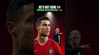 Portugal's New Manager Just Called Ronaldo Back 👀🔥 #Ronaldo #Portugal #WorldCup2026 #JorgeJesus