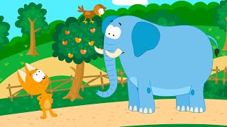 El gatito Koté | Yo puedo | Que pueden hacer los animales | Canciones infantiles y dibujos animados