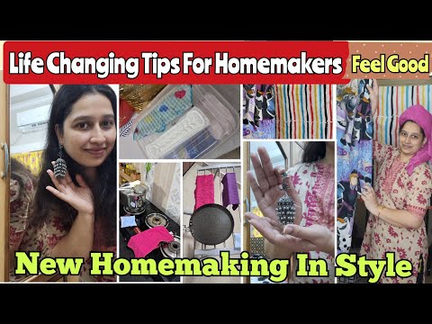 New Homemaking Habits To Feel Good & Get Things Done|Smart Hacks For Powerful Stay @ Home Homemakers