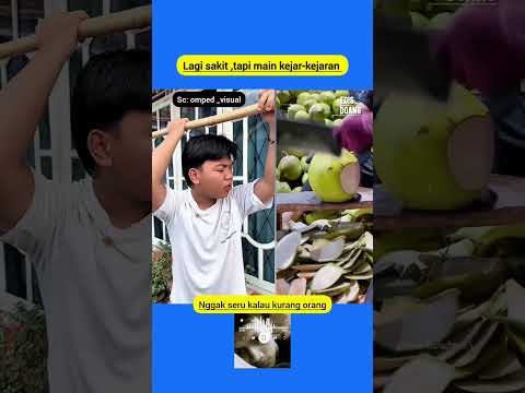 lagi sakit, tapi main kejar-kejaran #ompedvisual #tipetipeomped