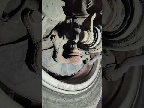 checking ball joints on a 2 poster