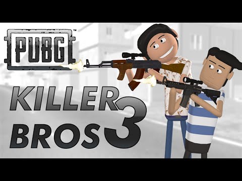 Killer Bro in PUBG - Part 3 | Funniest BGMI Comedy Cartoon | Goofy Works Animation