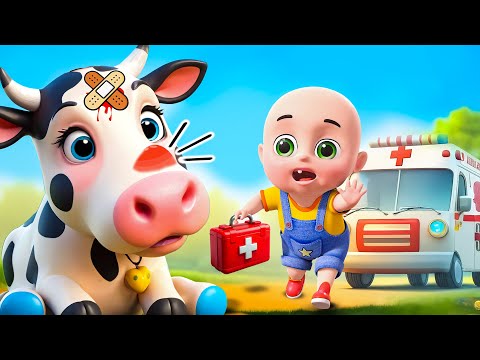 Baby Cow Sick Song | Old Macdonald Had a Animal Farm | New Compilation Nursery Rhymes and Kids Songs