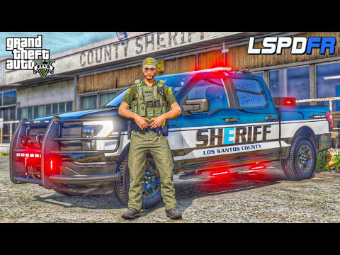 GTA5 Tamil Playing As A Sheriff Police Officer In GTA 5 | Tamil Gameplay |