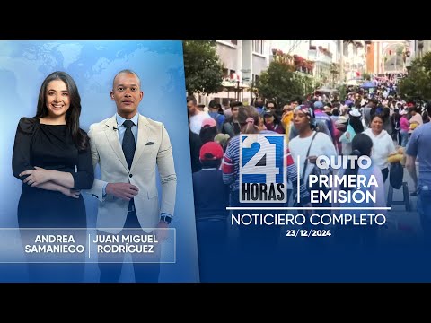 Noticiero de Quito (Primera Emisión 23/12/24)