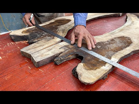 The Pinnacle Of Innovation In Woodworking: Turn Deformed Wood Panels Into Uniquely Shaped Furniture