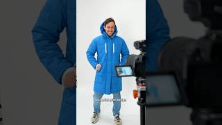 I designed a jacket inspired by blueprints.