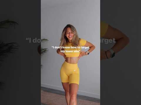 TARGET THAT LOWER BELLY WITH THESE ๐ these are my fave ab workouts ๐ฅ #shorts #fitness #abs
