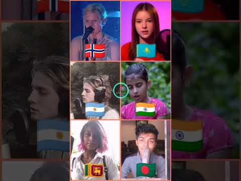 Runaway || Battle By - Aurora, Daneliya Tuleshova, LA RE, Anukriti, Yohani & Sahil Sanjan ||#shorts