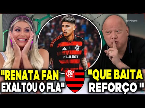 RENATA E RONALDÃO REAGEM AO NOVO REFORÇO DO FLA E FICARAM EM CHOQUE "CARRASCAL CHEGOU NO FLAMENGO"