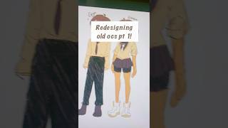 REDESIGNING old ocs PT 1!!! | #ocsart #webtooncanvas #webcomicseries