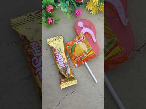 Bigstar Chocolate & Orenge pop & gems #shortsviralvideo #chocolate#gems