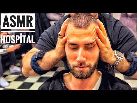 MASSAGE SESSİON AT ASMR SLEEP HOSPİTAL • PUT ON YOUR HEADPHONES AND SLEEP • TURKİSH BARBER MASSAGE