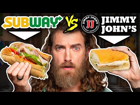 Subway vs. Jimmy John's Taste Test | FOOD FEUDS