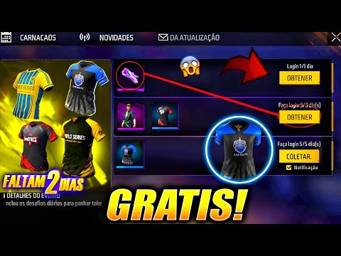 🔥 RECLAMA NUEVAS PLAYERAS EVENTO de FREE FIRE LATAM FFWS 2024 SKIN GRATIS NOVEDADES FF! GARENA