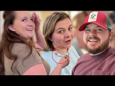 SISTER PREGNANCY TEST REACTION!