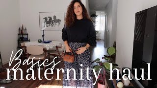 Maternity Haul (Basics & Hacks)