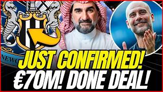 🚨BAD NEWS! DEAL DONE! MANCHESTER CITY HAS DASHED NEWCASTLE’S PLANS! NEWCASTLE UNITED NEWS!