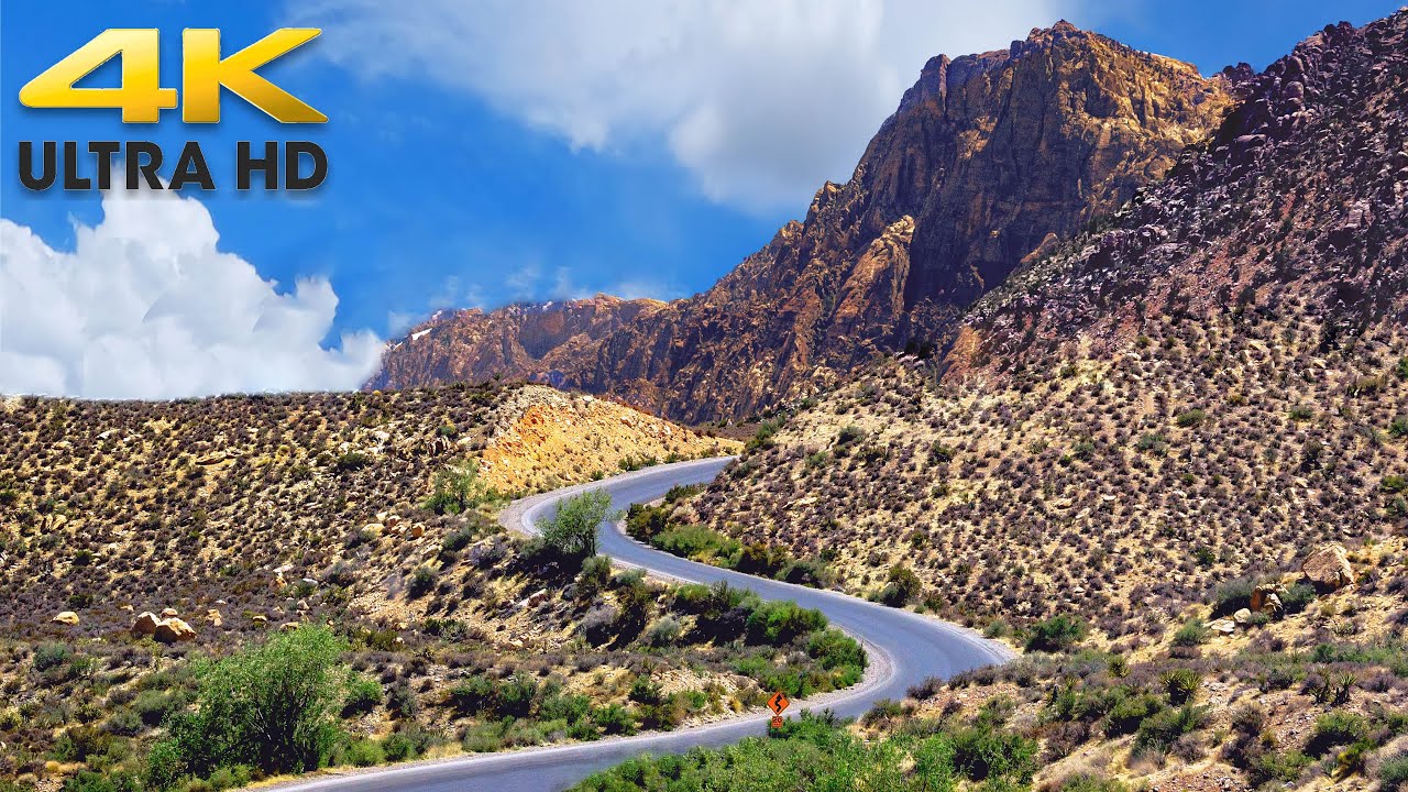 Red Rock Canyon Scenic Drive Las Vegas Nevada 4K Best Las Vegas Scenic Drive