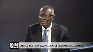 YouTube video thumbnail: Expectations From the New President of the Nigerian Bar Association - Dayo Sobowale 