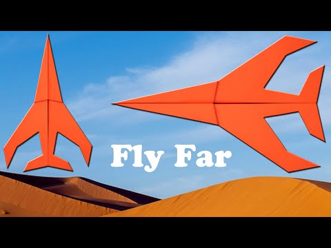 Amazing Paper Airplane That Flies Really Far