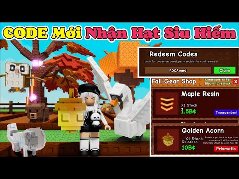 [Grown a Garden] CODE MỚI Nhận Pet Và  Hạt Giống Hiếm Nhất Game Sự Kiện Siu Ngon