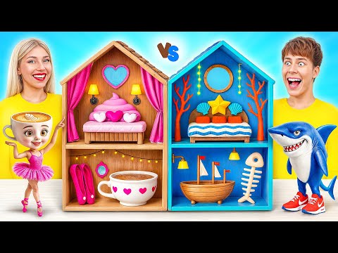Construimos Una Casa Asombrosa Ballerina Cappuccina vs Tralalero Tralala | Desafíos Divertidos
