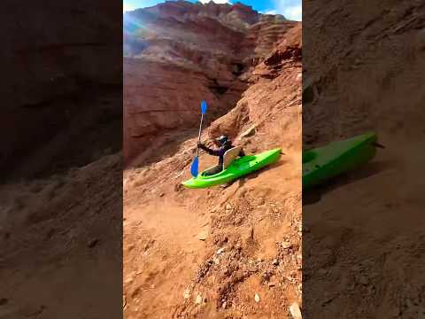 Riding MTB 🚴‍♀️ lines in a KAYAK???