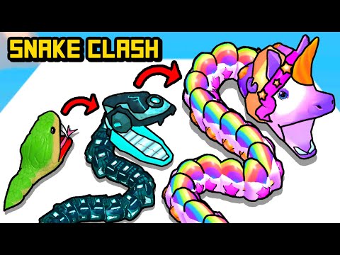 งูม้าสายรุ้งจอมเขมือบ!! | Snake Clash #12 [ เกมส์มือถือ ]