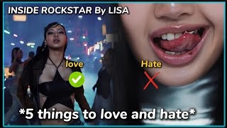 5 things to LOVE and HATE about ROCKSTAR by LISA 👀| LISA - ROCKSTAR (Official Music Video)