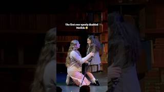 The first Matilda to perform with mobility aids 🥹💙