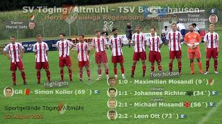 SV Töging/Altmühl - TSV Beratzhausen 2:2 - Herren Kreisliga Regensburg Gruppe 2