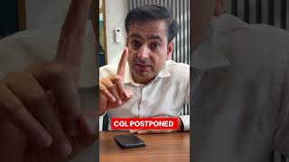 SSC CGL 2025 Exam Postponed 😎 Rakesh Yadav Sir #ssc #shorts