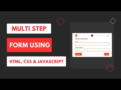 Multi Step Form Using HTML, CSS & JavaScript