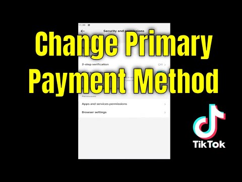 How To Change Primary Payment Method On TikTok - Full Guide