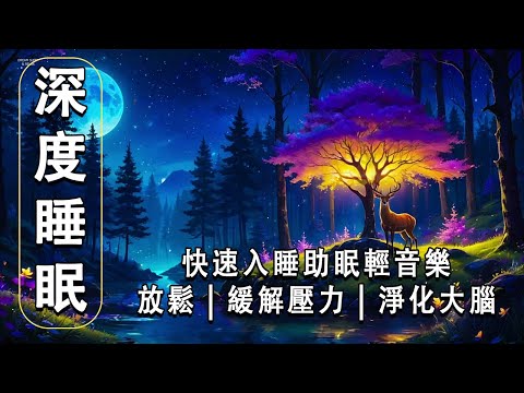 快速入睡助眠輕音樂 | 深度睡眠 | 放鬆 | 緩解壓力 | 淨化大腦