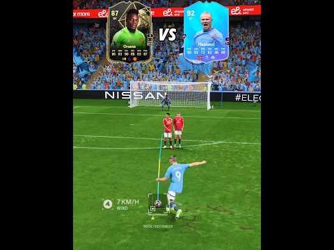 Onana vs Top Striker🥶| EA FC 25 #shorts #fc25 #onana #freekickgoals #bestkeeper #andreonana