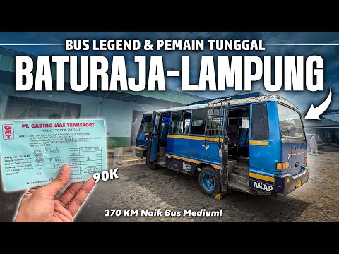 Akhirnya Finish Lampung! Berapa Jam?? Trip Bus GADING MAS Baturaja-Lampung