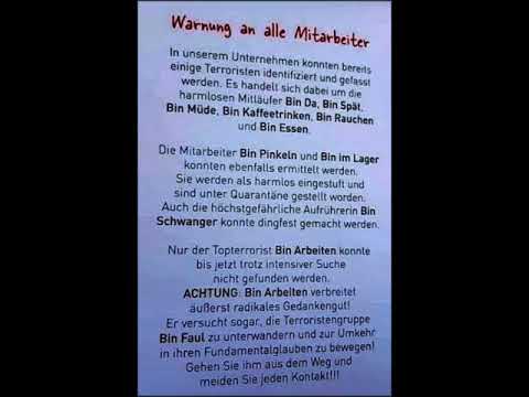 Aushang 🤣😂 Warnung💣🤯