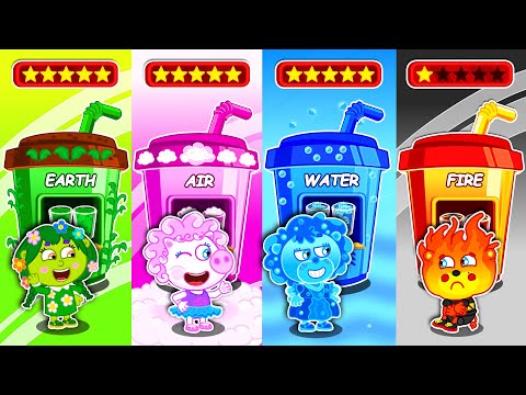 LeonCito | Los elementos hacen cócteles | Dibujos animados | Video Para Niños