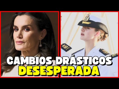 Letizia Ortiz DESESPERADA OBLIGA a hacer CAMBIOS con Leonor